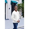 image:imageCOOFANDY Mens Henley TShirt Long Sleeve Casual Lightweight Pullover Shirts Soft Stretch Basic Tees Fall TopsWhite