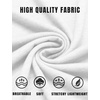 image:imageCOOFANDY Mens Henley TShirt Long Sleeve Casual Lightweight Pullover Shirts Soft Stretch Basic Tees Fall TopsWhite