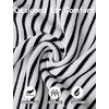 image:imageCOOFANDY Mens Knit Button Down Shirts Short Sleeve Polo Shirt Vintage Striped Casual ShirtsWhite Black