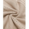 image:imageCOOFANDY Mens Knit Shirts Short Sleeve Button Down Polo Shirt Fashion Casual Summer Beach ShirtsClassic Apricot  White