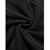 image:imageCOOFANDY Mens Knit Shirts Short Sleeve Button Down Polo Shirt Fashion Casual Summer Beach ShirtsClassic Black  White