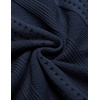 image:imageCOOFANDY Mens Knit Shirts Short Sleeve Button Down Polo Shirt Fashion Casual Summer Beach ShirtsNavy Blue