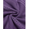 image:imageCOOFANDY Mens Knit Shirts Short Sleeve Button Down Polo Shirt Fashion Casual Summer Beach ShirtsPurple