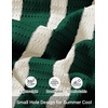 image:imageCOOFANDY Mens Knit Shirts Short Sleeve Button Down Polo Shirt Striped Casual Summer Beach ShirtsGreen  Beige