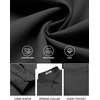 image:imageCOOFANDY Mens Long Sleeve Button Down Shirts Casual Untucked Shirts for Men Dress Shirts Beach Wedding ShirtsA Black