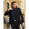 image:imageCOOFANDY Mens Long Sleeve Button Down Shirts Casual Untucked Shirts for Men Dress Shirts Beach Wedding ShirtsDark Blue