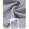image:imageCOOFANDY Mens Long Sleeve Button Down Shirts Casual Untucked Shirts for Men Dress Shirts Beach Wedding ShirtsLight Grey