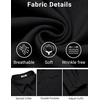 image:imageCOOFANDY Mens Long Sleeve Shirts Casual Button Down Shirt Wrinkle Free Dress Shirt with PocketBlack
