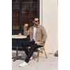 image:imageCOOFANDY Mens Long Sleeve Shirts Casual Button Down Shirt Wrinkle Free Dress Shirt with PocketLight Brown