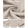 image:imageCOOFANDY Mens Long Sleeve Shirts Casual Button Down Shirt Wrinkle Free Dress Shirt with PocketLight Khaki