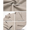 image:imageCOOFANDY Mens Oxford Shirt Long Sleeve Casual Button Down Shirts Soild Dress Shirts with PocketKhaki