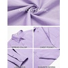 image:imageCOOFANDY Mens Oxford Shirt Long Sleeve Casual Button Down Shirts Soild Dress Shirts with PocketLavender