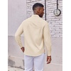 image:imageCOOFANDY Mens Oxford Shirt Long Sleeve Regular Fit Dress Shirt Casual Button Down Shirts for MenBeige