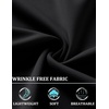 image:imageCOOFANDY Mens Polo Shirts 2025 Long Sleeve Casual Golf Shirts Light Weight Moisture Wicking Pullover ShirtsBlack