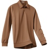 image:imageCOOFANDY Mens Polo Shirts 2025 Long Sleeve Casual Golf Shirts Light Weight Moisture Wicking Pullover ShirtsBrown