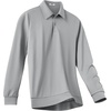 image:imageCOOFANDY Mens Polo Shirts 2025 Long Sleeve Casual Golf Shirts Light Weight Moisture Wicking Pullover ShirtsLight Grey