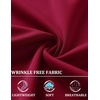 image:imageCOOFANDY Mens Polo Shirts 2025 Long Sleeve Casual Golf Shirts Light Weight Moisture Wicking Pullover ShirtsWine Red