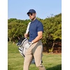 image:imageCOOFANDY Mens Polo Shirts Short Sleeve Quick Dry Performance Golf Polos Tactical Work Shirts with Pen PocketBlue