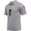 image:imageCOOFANDY Mens Polo Shirts Short Sleeve Quick Dry Performance Golf Polos Tactical Work Shirts with Pen PocketLight Grey