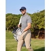 image:imageCOOFANDY Mens Polo Shirts Short Sleeve Quick Dry Performance Golf Polos Tactical Work Shirts with Pen PocketLight Grey