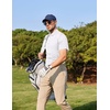 image:imageCOOFANDY Mens Polo Shirts Short Sleeve Quick Dry Performance Golf Polos Tactical Work Shirts with Pen PocketWhite