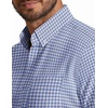 image:imageCOOFANDY Mens Short Sleeve Oxford Shirt Plaid Casual Button Down Shirts Summer Untucked Dress Shirt with PocketLight Blue Plaid