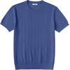 image:imageCOOFANDY Mens TShirts Short Sleeve Knit Shirts Casual Crewneck Ribbed Dress Tee ShirtBlue