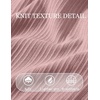 image:imageCOOFANDY Mens TShirts Short Sleeve Knit Shirts Casual Crewneck Ribbed Dress Tee ShirtPink