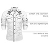 image:imageCOOFANDY Mens Western Cowboy Shirt Long Sleeve Embroidered Shirt Slim Fit Cotton Casual Button Down ShirtWhite