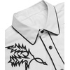 image:imageCOOFANDY Mens Western Cowboy Shirt Long Sleeve Embroidered Shirt Slim Fit Cotton Casual Button Down ShirtWhite