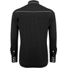 image:imageCOOFANDY Mens Western Cowboy Shirts Long Sleeve Embroidered Shirt Slim Fit Casual Button Down ShirtsBlack