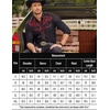 image:imageCOOFANDY Mens Western Cowboy Shirts Long Sleeve Embroidered Shirt Slim Fit Casual Button Down ShirtsCoffee