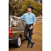 image:imageCOOFANDY Mens Western Cowboy Shirts Long Sleeve Embroidered Shirt Slim Fit Casual Button Down ShirtsLight Blue