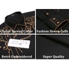 image:imageCOOFANDY Mens Western Cowboy Shirts Long Sleeve Embroidered Shirt Slim Fit Casual Button Down ShirtsPat1