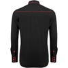 image:imageCOOFANDY Mens Western Cowboy Shirts Long Sleeve Embroidered Shirt Slim Fit Casual Button Down ShirtsRedblack