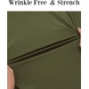 image:imageCOOFANDY Stretch Mens Dress Shirts Wrinkle Free Long Sleeve Dress Shirt Muscle Fit Button Down ShirtArmy Green