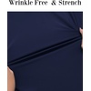 image:imageCOOFANDY Stretch Mens Dress Shirts Wrinkle Free Long Sleeve Dress Shirt Muscle Fit Button Down ShirtDeep Blue
