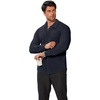 image:imageCOOFANDY Stretch Mens Dress Shirts Wrinkle Free Long Sleeve Dress Shirt Muscle Fit Button Down ShirtNavy Blue