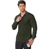 image:imageCOOFANDY Stretch Mens Dress Shirts Wrinkle Free Long Sleeve Dress Shirt Muscle Fit Button Down ShirtOlive Green