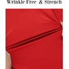 image:imageCOOFANDY Stretch Mens Dress Shirts Wrinkle Free Long Sleeve Dress Shirt Muscle Fit Button Down ShirtRed