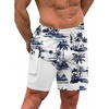 P Navy Blue Coconut Tree
