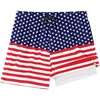image:imageCOOFANDY Men Swim Trunk with Compression Liner 2 in 1 Swimwear Bathing Suit Quick Dry Board ShortPrint American Flag