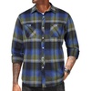 Green Blue & Black Plaid