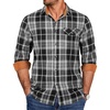 White/Black Plaid