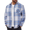 Blue White Plaid