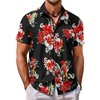 image:imageCOOFANDY Mens Hawaiian Shirt Short Sleeve Button Down Shirt Tropical Summer Beach ShirtAnimalparrot