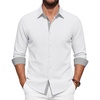 image:imageCOOFANDY Mens Oxford Shirts Long Sleeve Button Down Shirt Casual Untucked Shirts for MenWhite