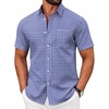 Navy Blue White Plaid