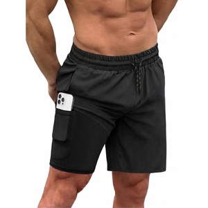 image:imageCOOFANDY Men Swim Trunk with Compression Liner 2 in 1 Swimwear Bathing Suit Quick Dry Board ShortBlack