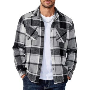 image:imageCOOFANDY Mens Flannel Shirts Long Sleeve Casual Cotton Plaid Button Down Shirt Jacket with PocketsBlack
